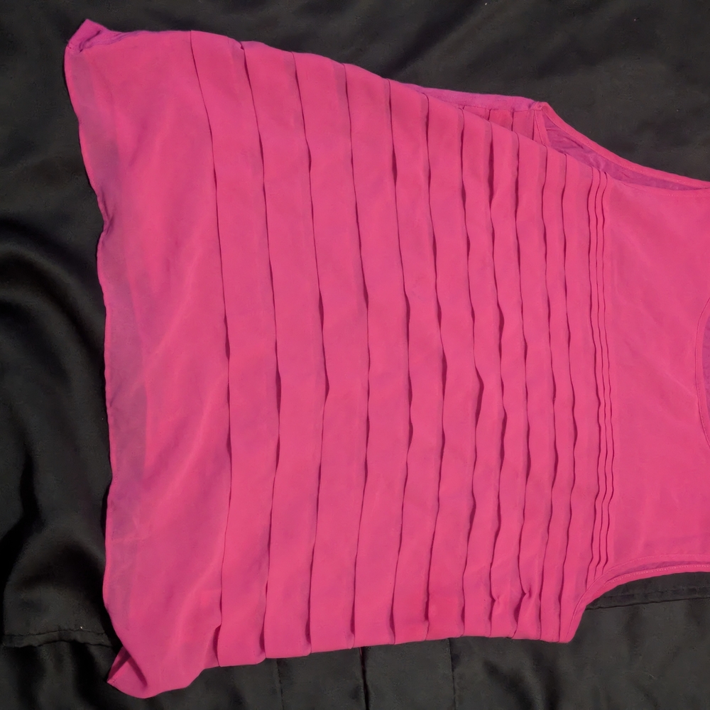 Dana Buchman Magenta Pleated Camisole